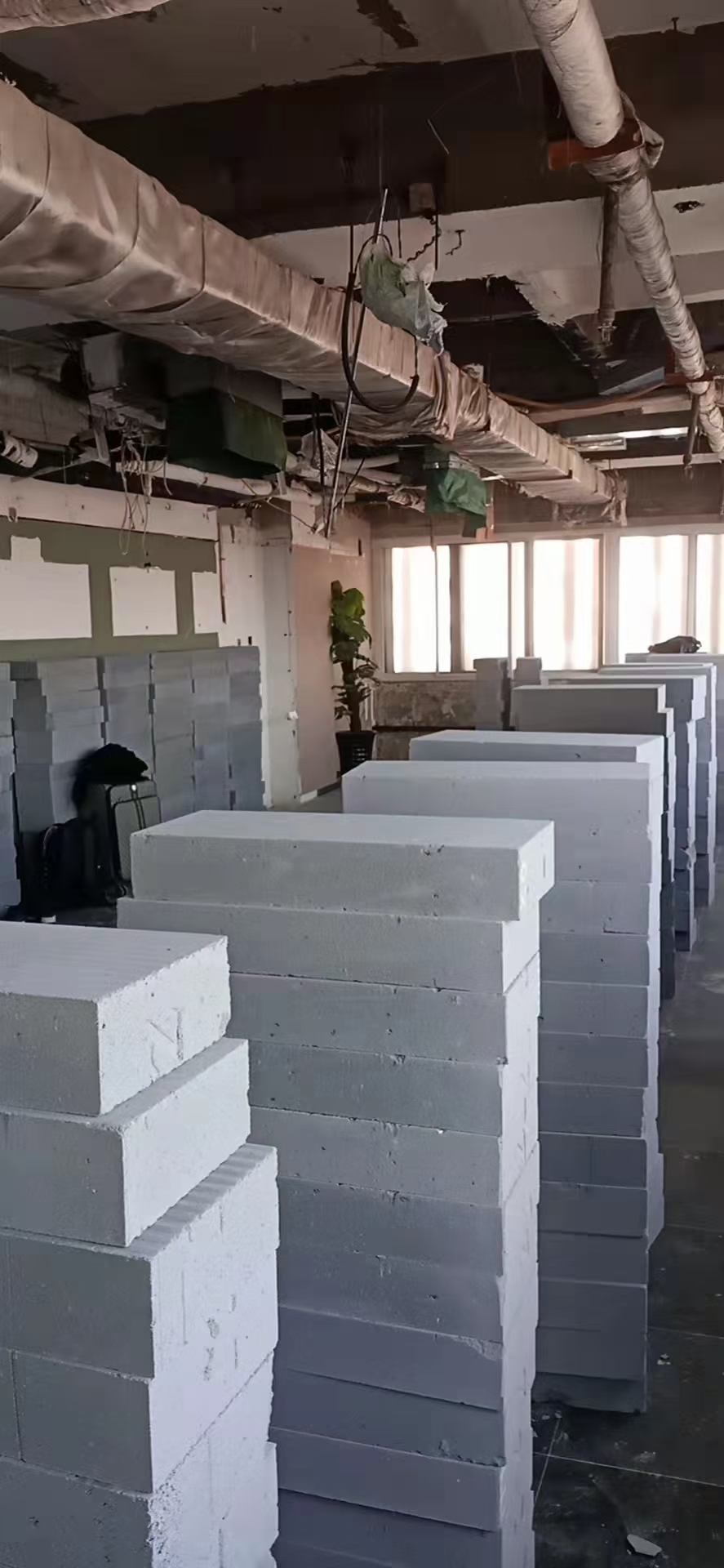 泡沫砖隔墙场景参考